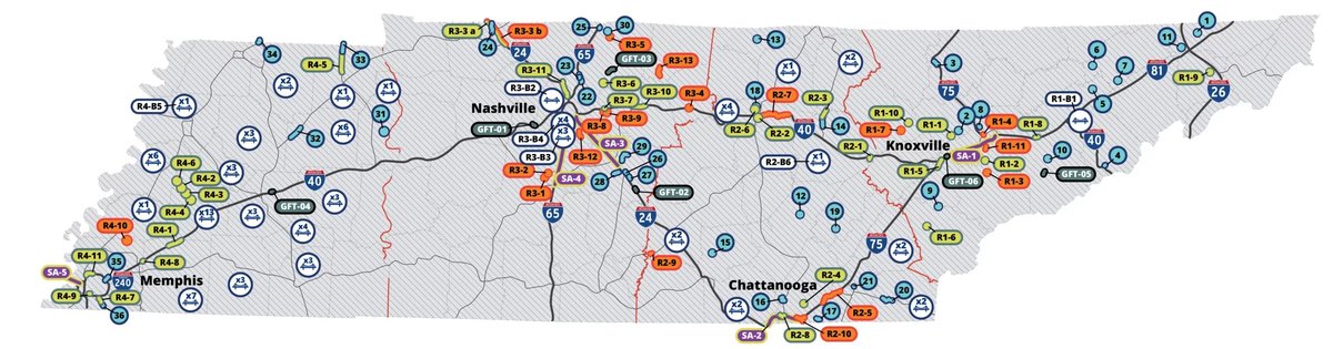 Emory Rd Corridor, TN - Tennessee unveils 10-year, 15B transportation plan - State Affairs Pro